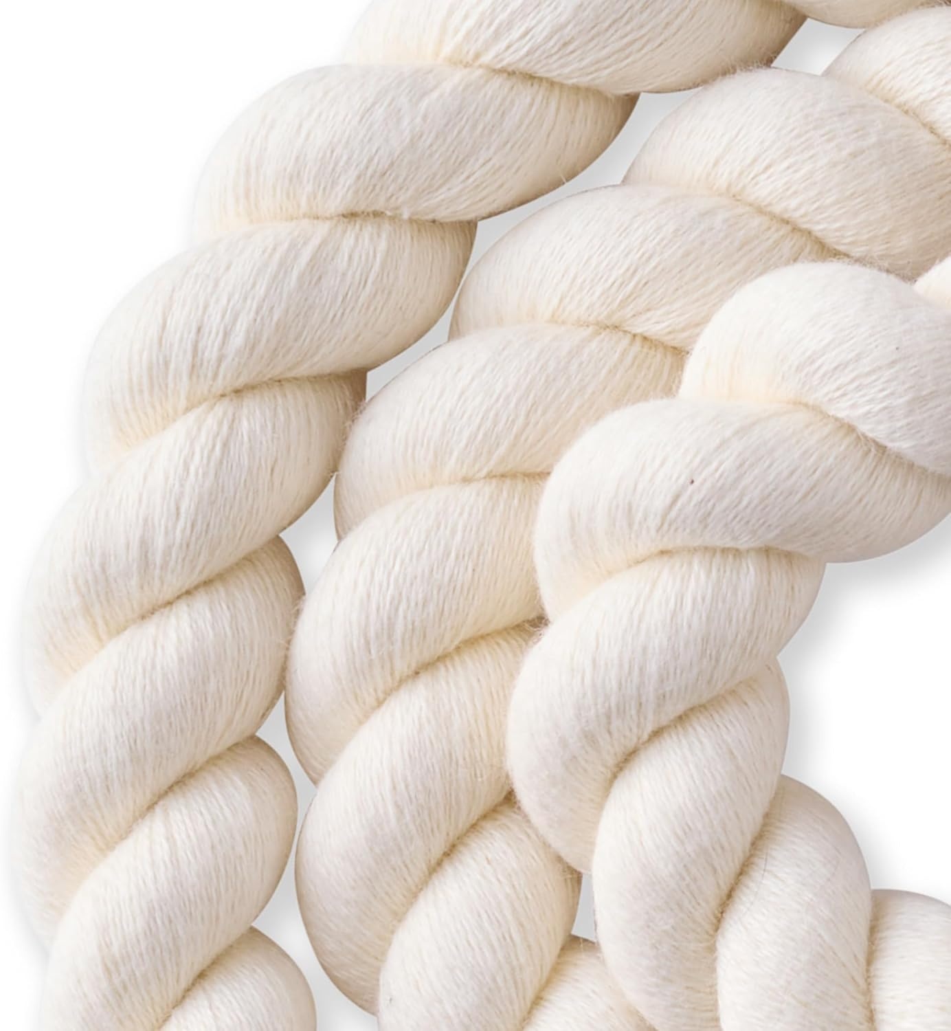 image:imagePet Passion Rowan The Twisted Rope Training Dog Leash Cotton Durable Heavy Duty Leashes 4 Ft for Close Walks for Small Medium Large Dogs Dappled CashmereDappled Cashmere