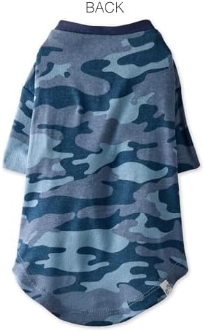 image:imagePet Passion Toby II The Perfect Tee 3 Pack Short Sleeve Pet TShirt 100 Organic Cotton Tees Clothes for Small Medium Large Dogs Black Sand Tie Dye XSmall 512 lbsNavy Camo