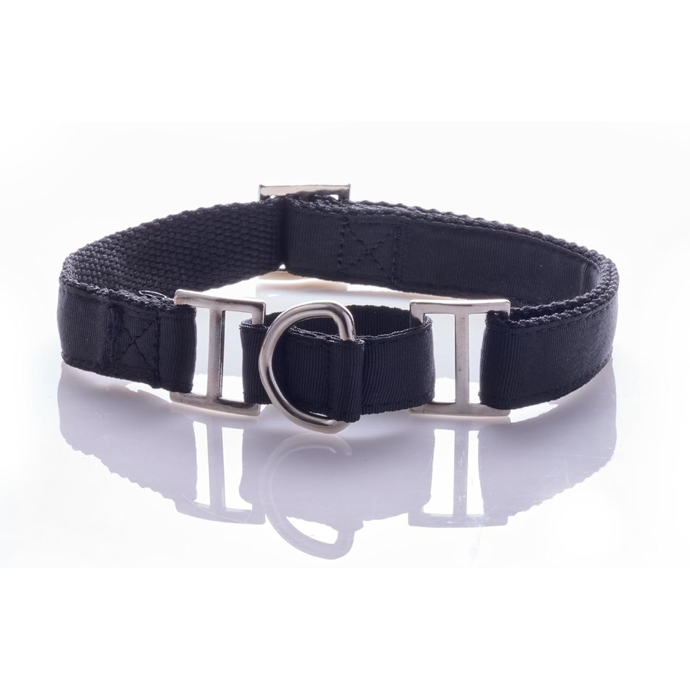 image:imagePet Passion Remy II The Recycled Ribbon Martingale Adjustable Collar NoPull Pet Training Collars Dogs Pink Camo LargeBlack