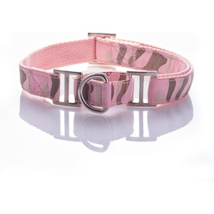 image:imagePet Passion Remy II  The Recycled Ribbon Martingale Adjustable Collar NoPull Pet Training Collars Dogs Pink Camo LargePink Camo