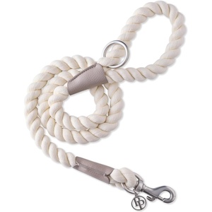 image:imagePet Passion Rowan  The Twisted Rope Training Dog Leash Cotton Durable Heavy Duty Leashes 4 Ft for Close Walks for Small Medium Large Dogs Dappled CashmereDappled Cashmere