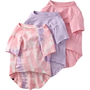 image:imagePet Passion Toby II  The Perfect Tee 3 Pack Short Sleeve Pet TShirt 100 Organic Cotton Tees Clothes for Small Medium Large Dogs Black Sand Tie Dye XSmall 512 lbsPink Tie Dye