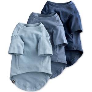 image:imagePet Passion Toby II  The Perfect Tee 3 Pack Short Sleeve Pet TShirt 100 Organic Cotton Tees Clothes for Small Medium Large Dogs Black Sand Tie Dye XSmall 512 lbsNavy Ombre