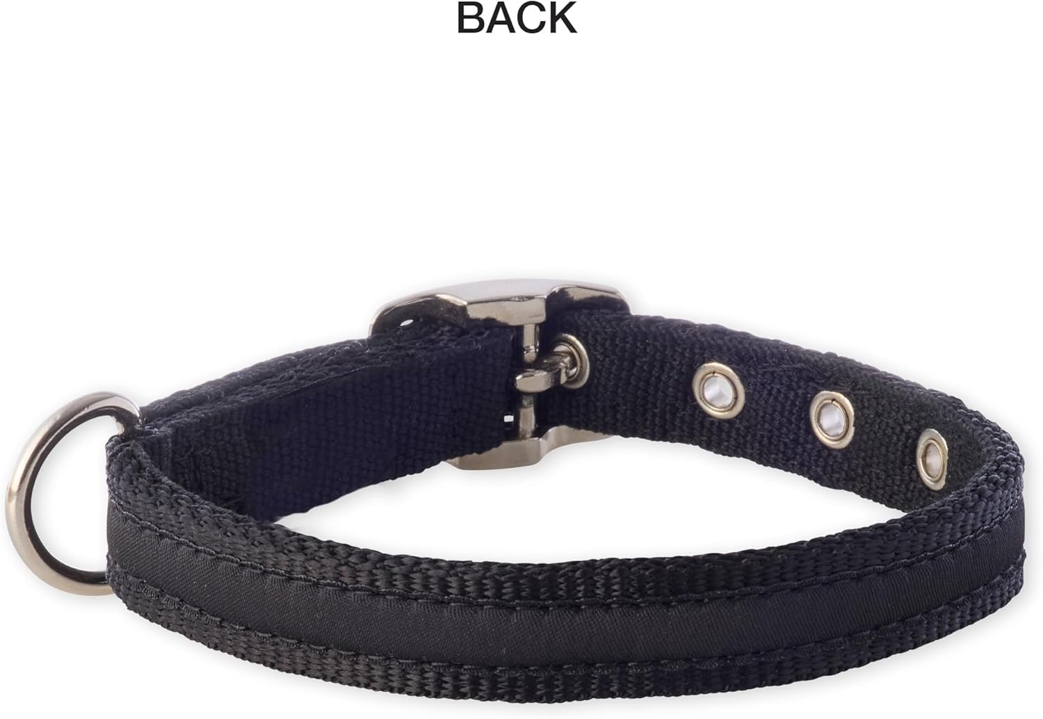image:imagePet Passion Remy II The Recycled Ribbon Collar Adjustable Pet Dog Collars for Small Medium Large Dogs and Puppy Black Sand XSmallBlack