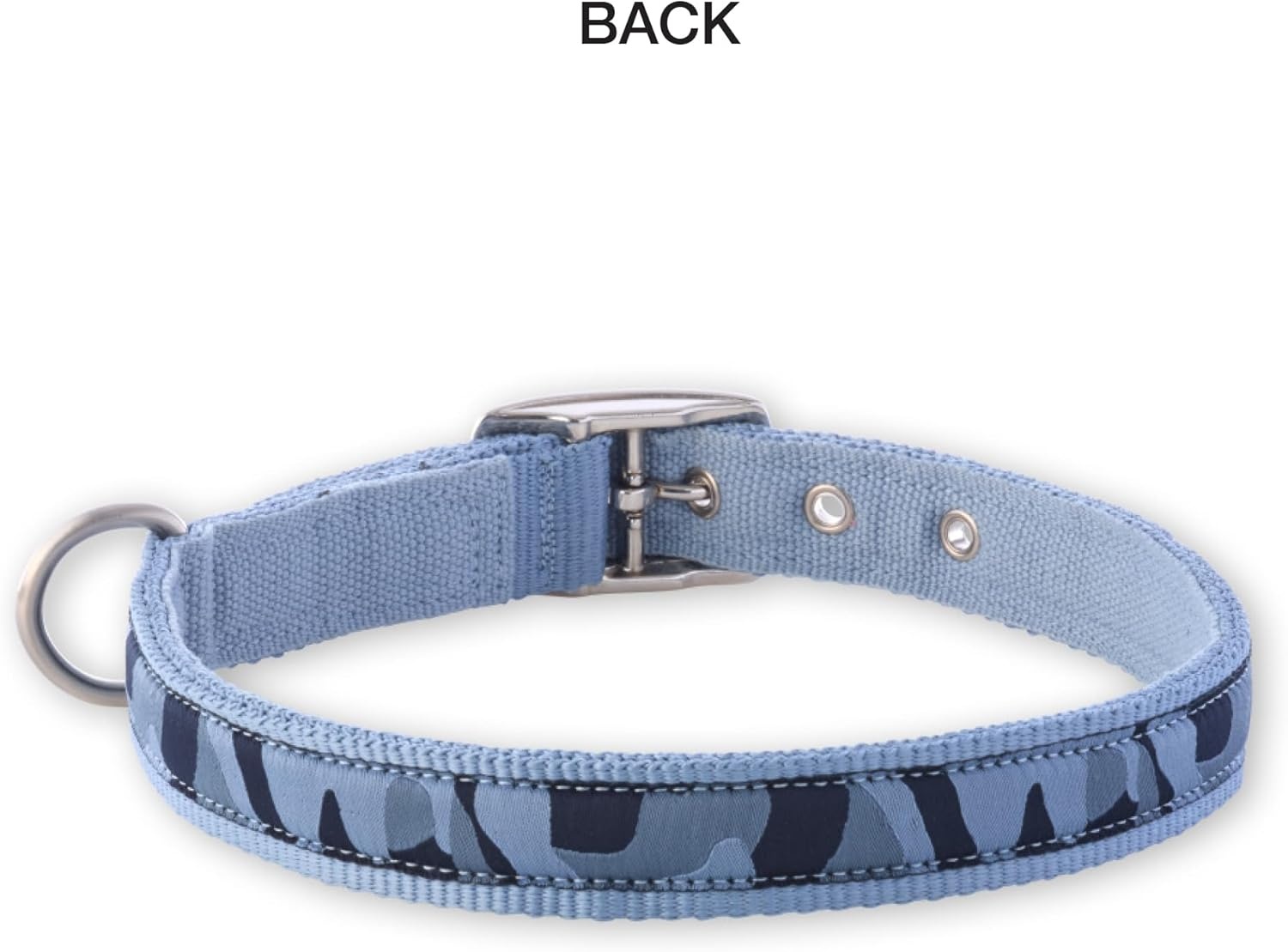 image:imagePet Passion Remy II The Recycled Ribbon Collar Adjustable Pet Dog Collars for Small Medium Large Dogs and Puppy Black Sand XSmallNavy Camo