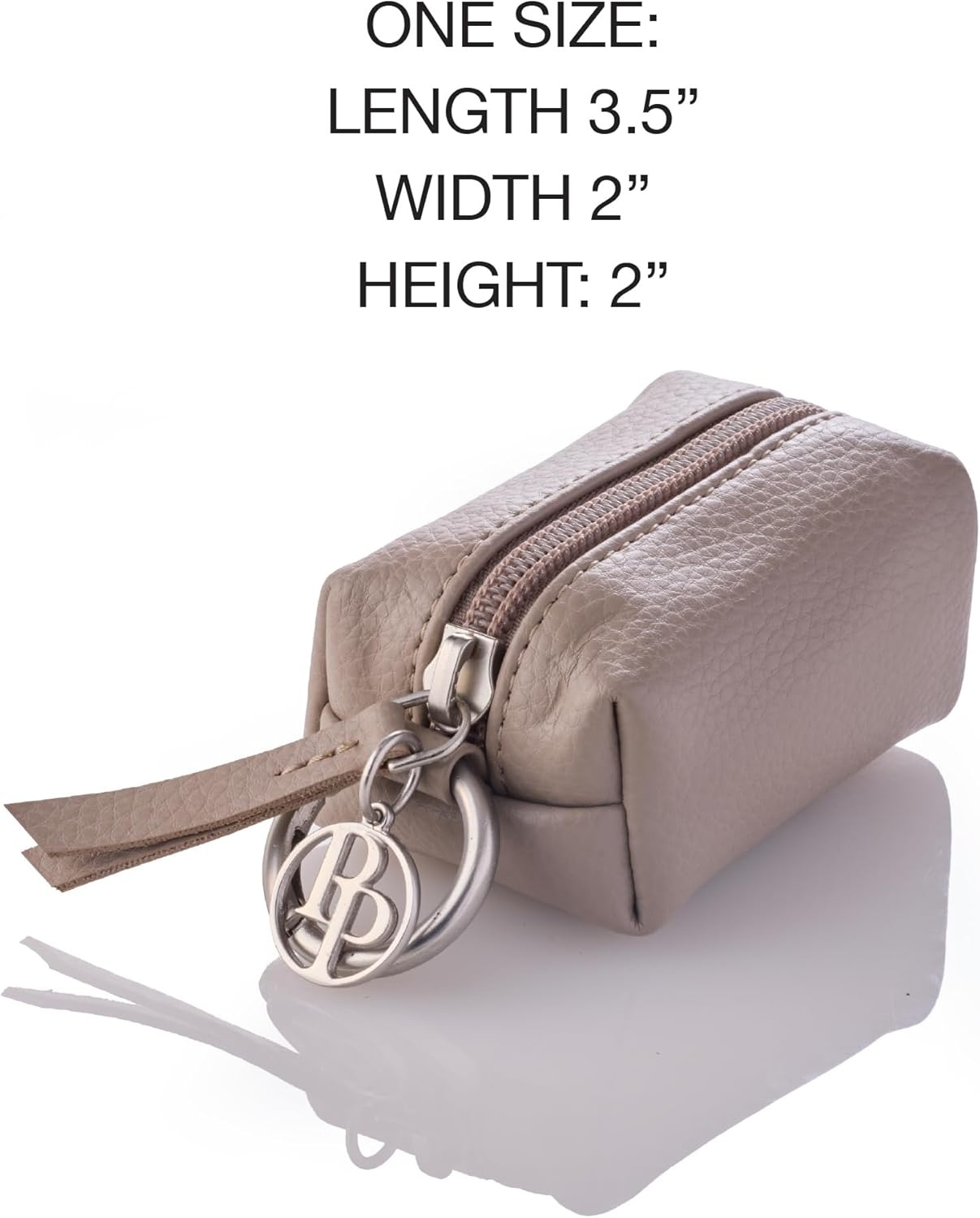 image:imageRein The Recycled Vegan Leather Pouch Durable Heavy Duty Bag Holder Leash Attachment Made With Sustainable Materials Custom Hardware for Small Medium amp Large Dogs Dappled Cashmere