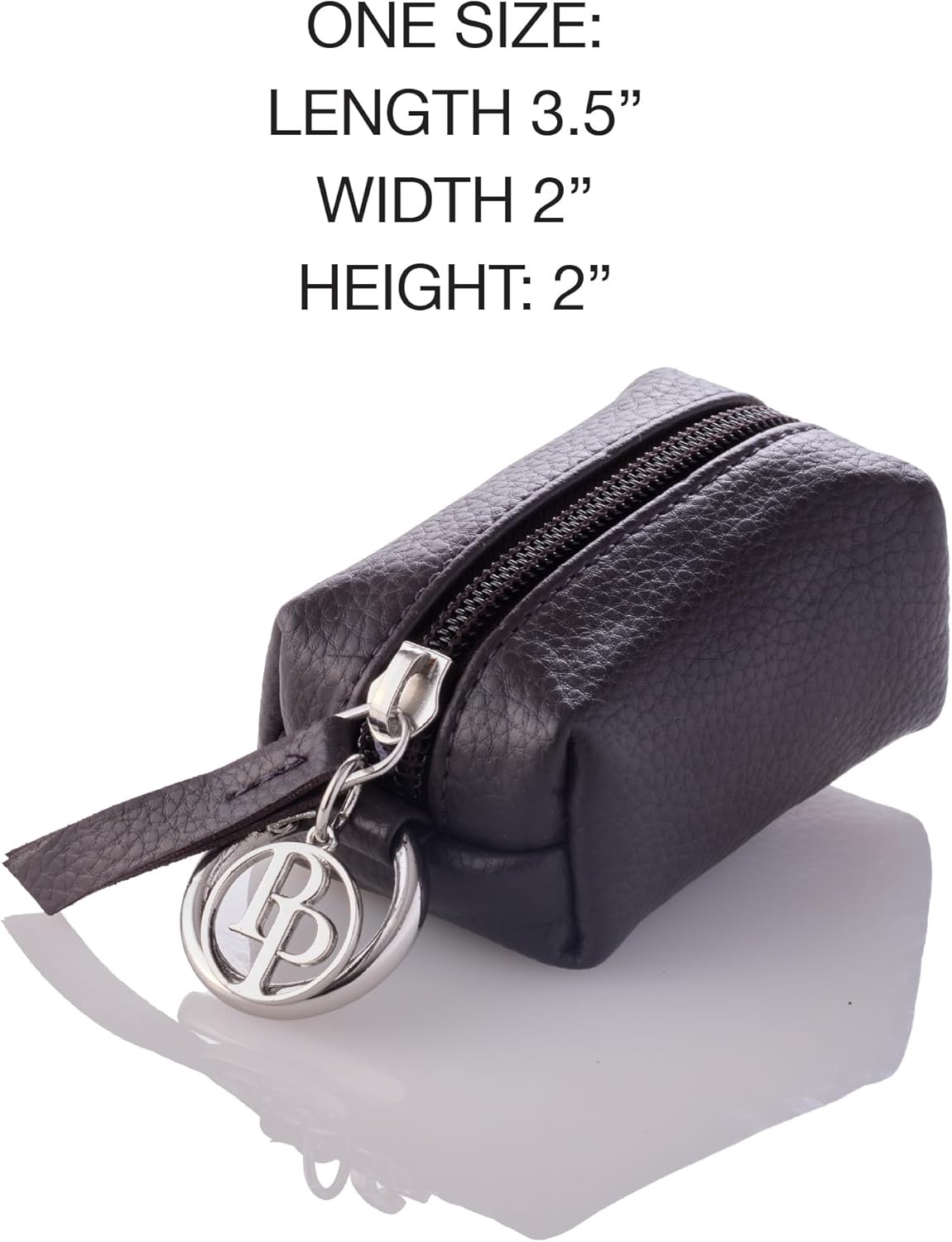 image:imageRein The Recycled Vegan Leather Pouch Durable Heavy Duty Bag Holder Leash Attachment Made With Sustainable Materials Custom Hardware for Small Medium amp Large Dogs Black BeautyChocolate Espresso