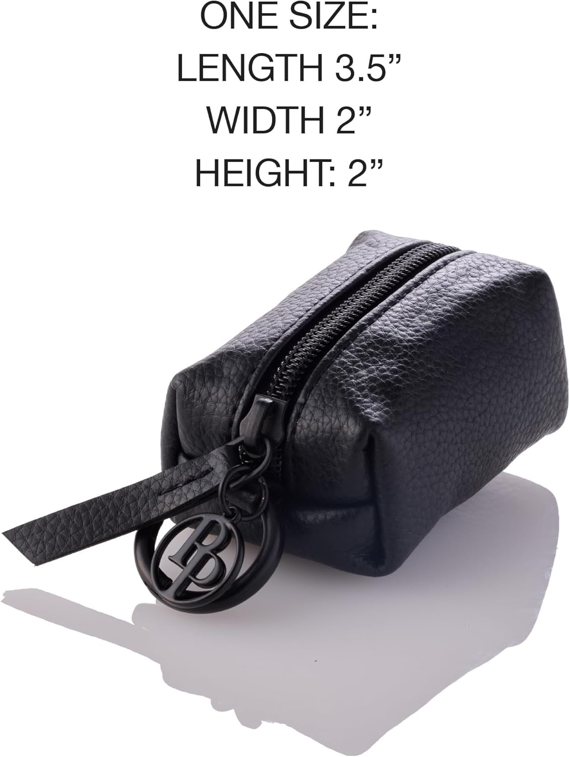 image:imageRein The Recycled Vegan Leather Pouch Durable Heavy Duty Bag Holder Leash Attachment Made With Sustainable Materials Custom Hardware for Small Medium amp Large Dogs Black BeautyBlack Beauty