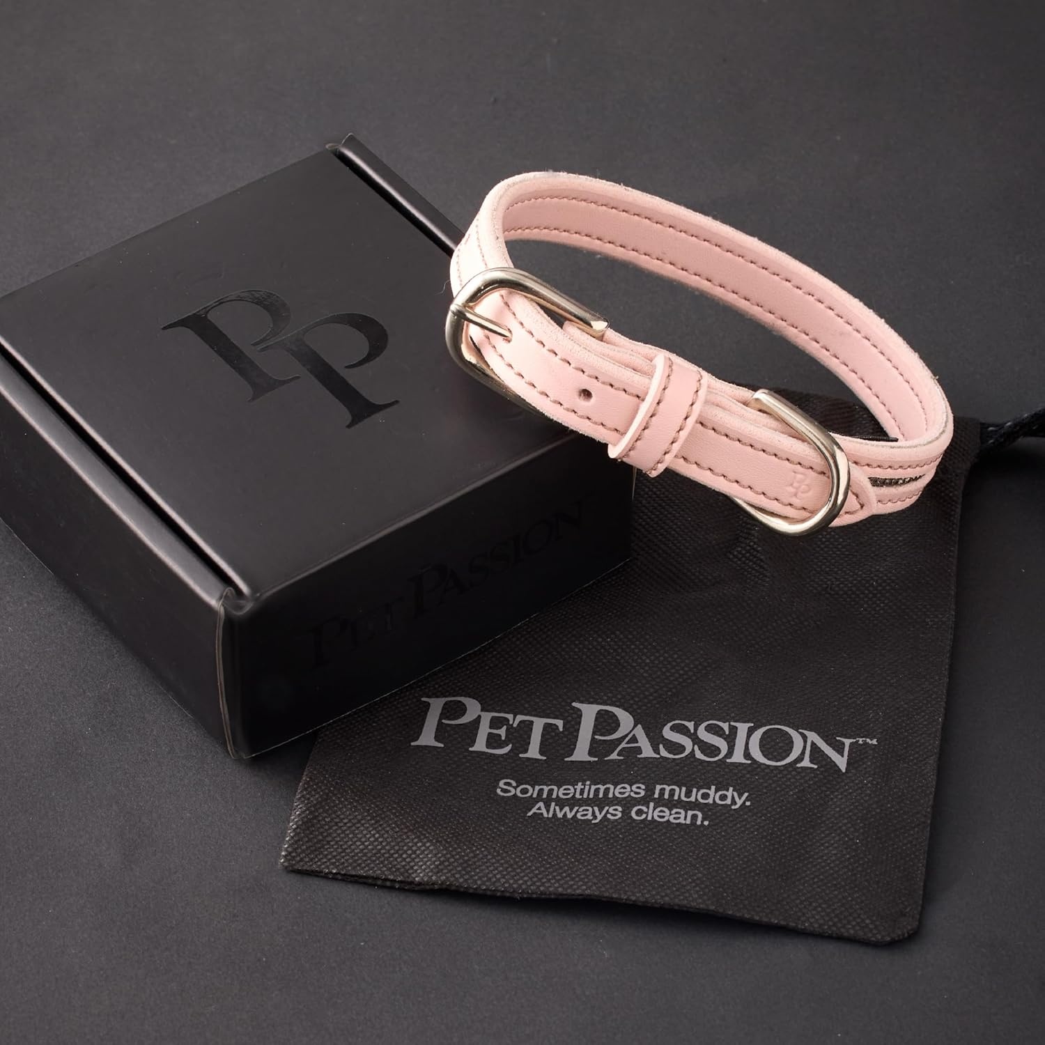 image:imageRoxy The Crystal Bling Collar Durable Vegan Leather with Brass amp Crystals Pet Collars Small Medium Large Dogs Alabaster XXLarge 29Blush