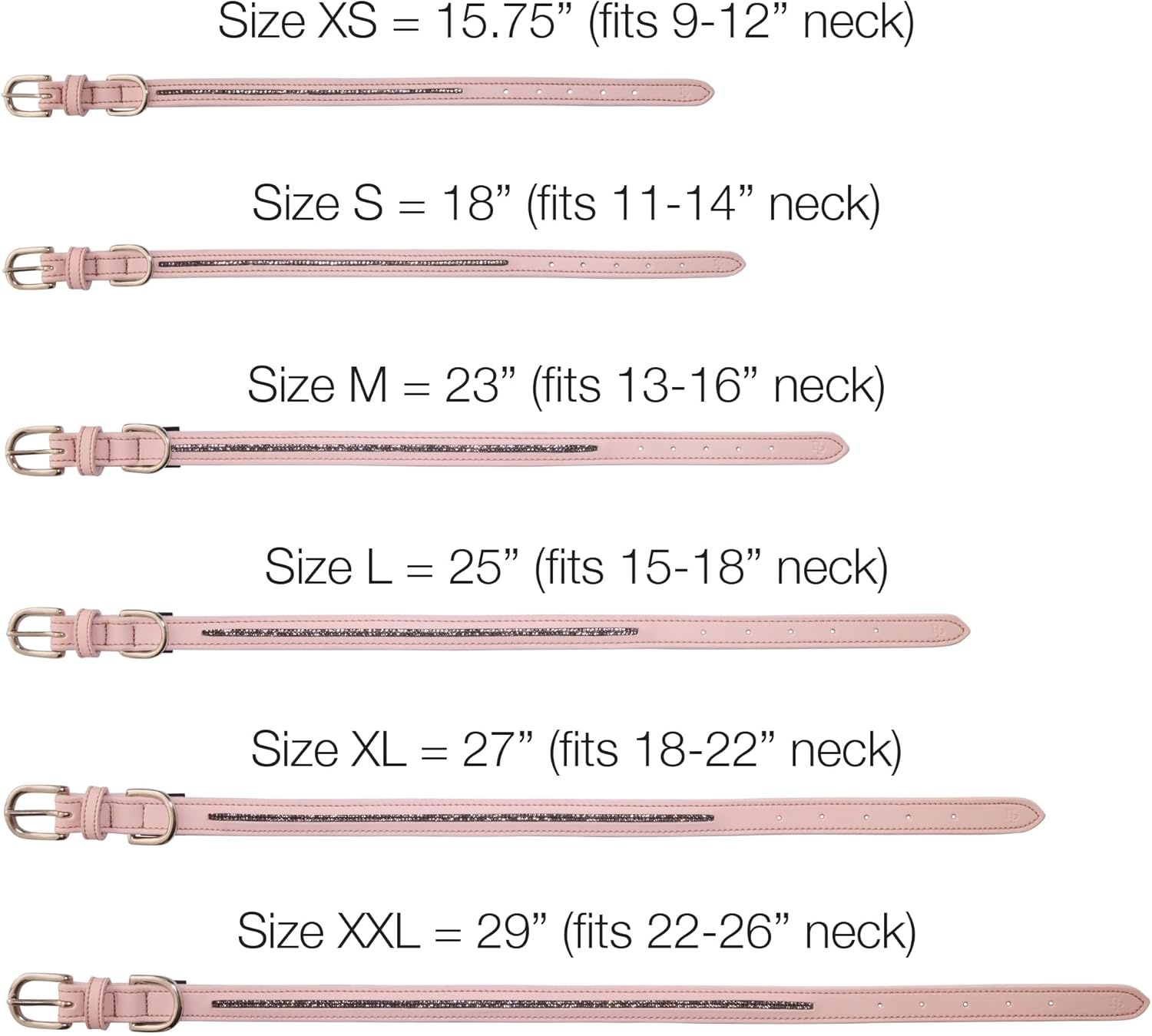 image:imageRoxy The Crystal Bling Collar Durable Vegan Leather with Brass amp Crystals Pet Collars Small Medium Large Dogs Alabaster XXLarge 29Blush
