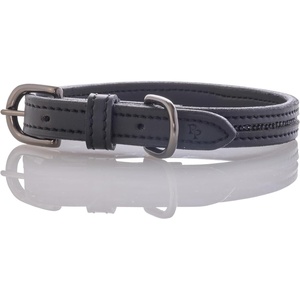 image:imageRoxy  The Crystal Bling Collar Durable Vegan Leather with Brass amp Crystals Pet Collars Small Medium Large Dogs Alabaster XXLarge 29Black Bling
