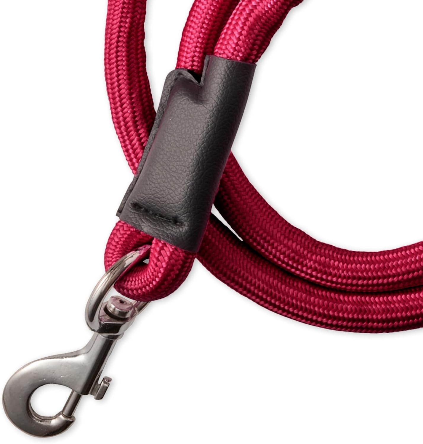 image:imagePet Passion Plush Dog Leash with Cozy Sherpa Handle 5 ft for All Pet Breeds Navy One SizeHot Pink