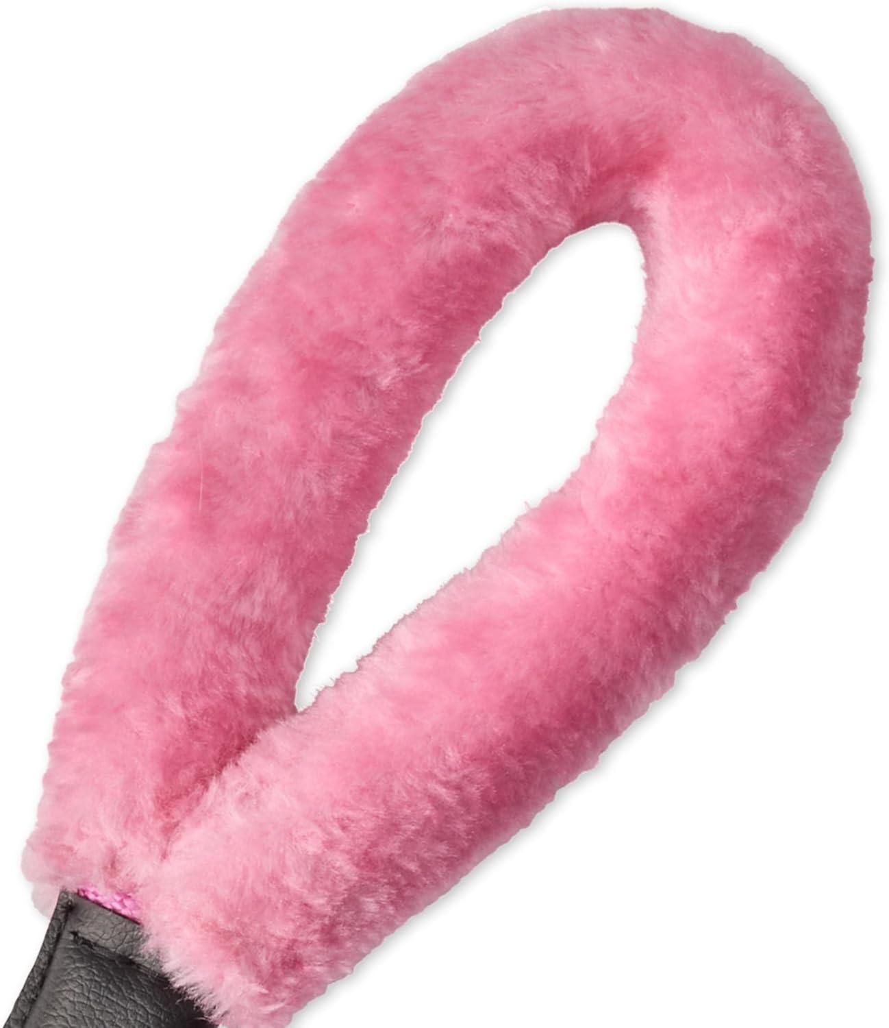 image:imagePet Passion Plush Dog Leash with Cozy Sherpa Handle 5 ft for All Pet Breeds Navy One SizePink