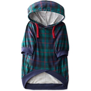 image:imagePet Passion Rocky  The Original Lightweight Hooded Tee 100 Organic Cotton Dog Hoodie Pet Coat Sweater for All Sized Dogs Navy Camo XSmall 512 lbsBlack Watch Plaid