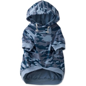 image:imagePet Passion Rocky  The Original Lightweight Hooded Tee 100 Organic Cotton Dog Hoodie Pet Coat Sweater for All Sized Dogs Navy Camo XSmall 512 lbsNavy Camo