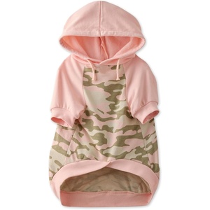image:imagePet Passion Rocky  The Original Lightweight Hooded Tee 100 Organic Cotton Dog Hoodie Pet Coat Sweater for All Sized Dogs Navy Camo XSmall 512 lbsPink Half Camo