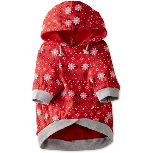 image:imagePet Passion Rocky  The Original Lightweight Hooded Tee 100 Organic Cotton Dog Hoodie Pet Coat Sweater for All Sized Dogs Navy Camo XSmall 512 lbsRed Fair Isle