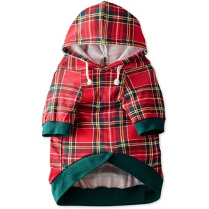 image:imagePet Passion Rocky  The Original Lightweight Hooded Tee 100 Organic Cotton Dog Hoodie Pet Coat Sweater for All Sized Dogs Navy Camo XSmall 512 lbsRoyal Stewart Plaid