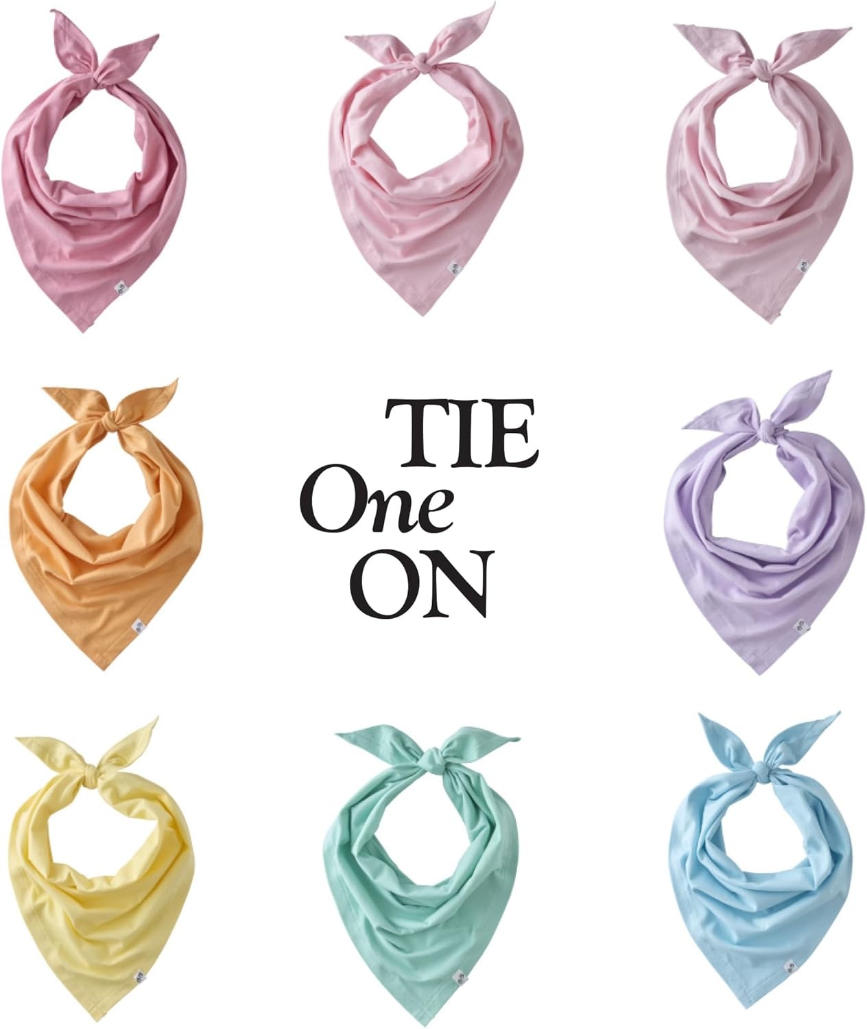 image:imagePet Passion Bandit THE PET Bandana 8 Pack 100 Organic Cotton Pet Bandanas Clothes for Small Medium Large Dogs Rainbow Pink XSmallSmallRainbow Pink