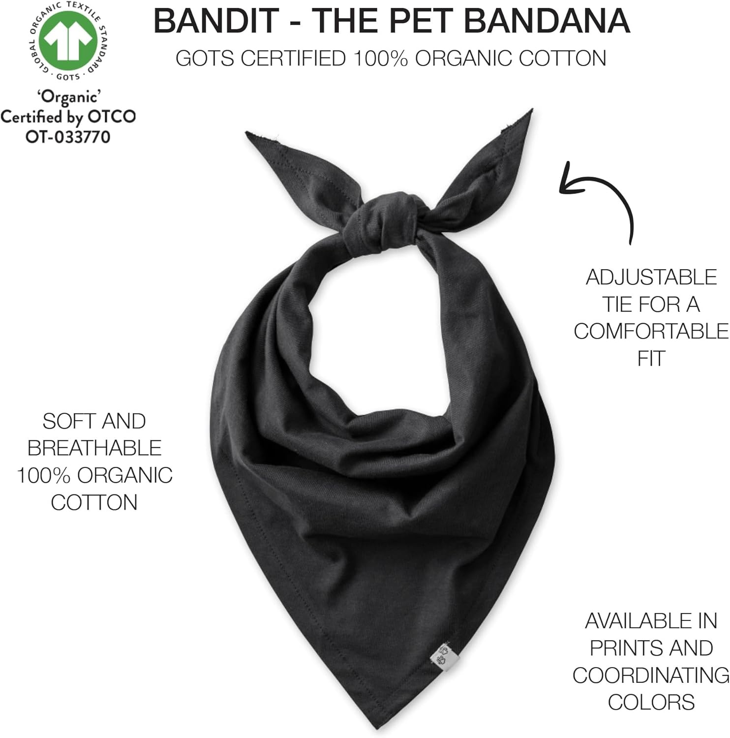 image:imagePet Passion Bandit The PET Bandana 100 Organic Cotton Pet Bandanas Clothes for Small Medium Large Dogs 2Pack Candy Corn XSmallSmall2Pack Spooky