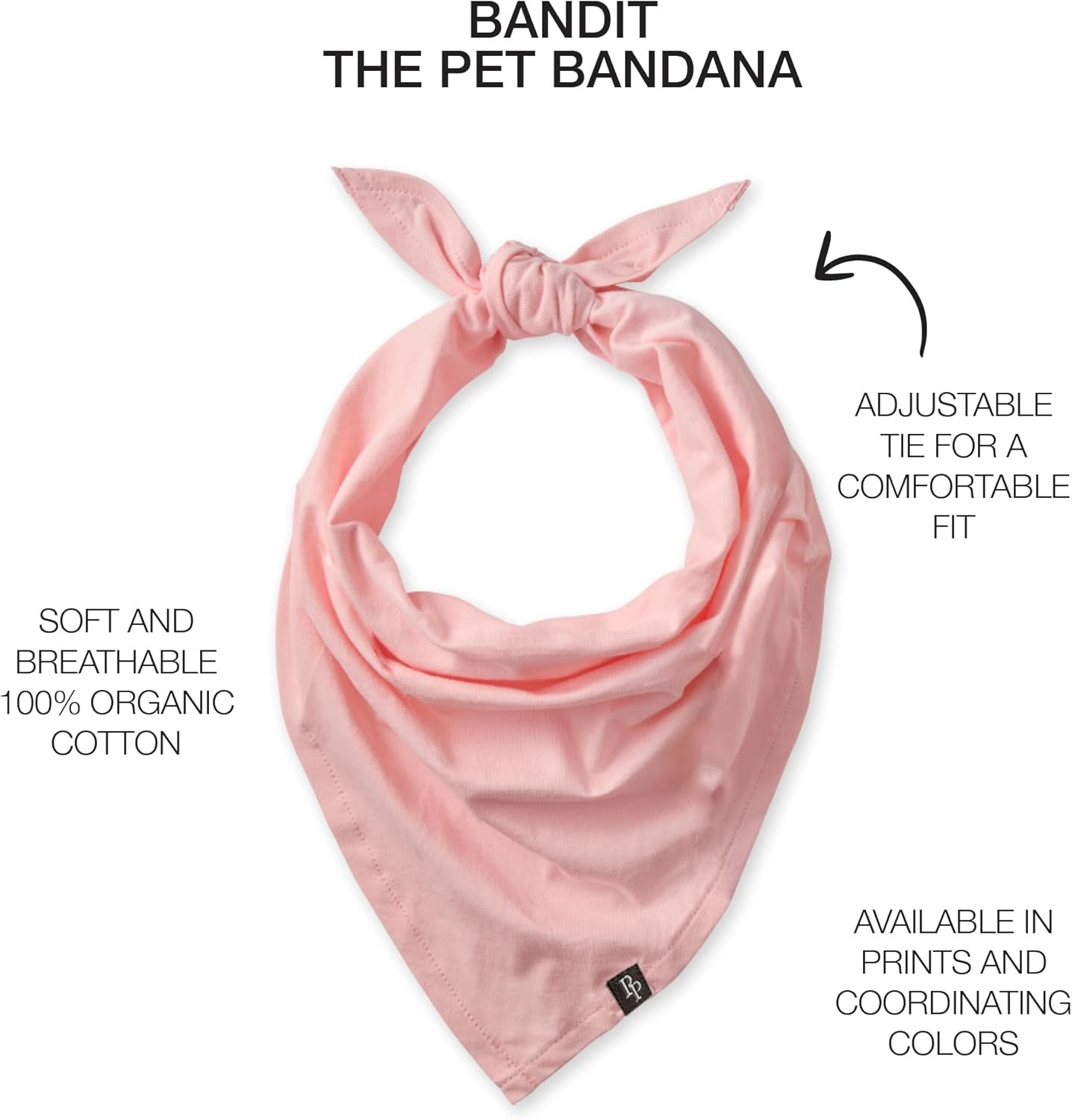 image:imagePet Passion Bandit The PET Bandana 100 Organic Cotton Pet Bandanas Clothes for Small Medium Large Dogs 2Pack Candy Corn XSmallSmall3Pack Pink Camo