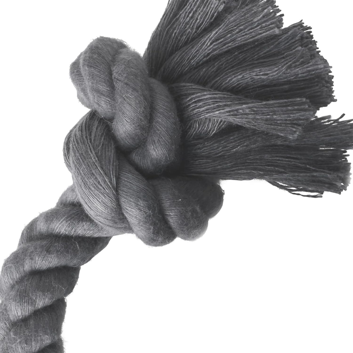 image:imagePet Passion Brady The Rope Tug Toy 3Pack Organic Cotton Dog Rope Pull Toys for All Pet Breeds Black Ombre One SizeBlack Ombre