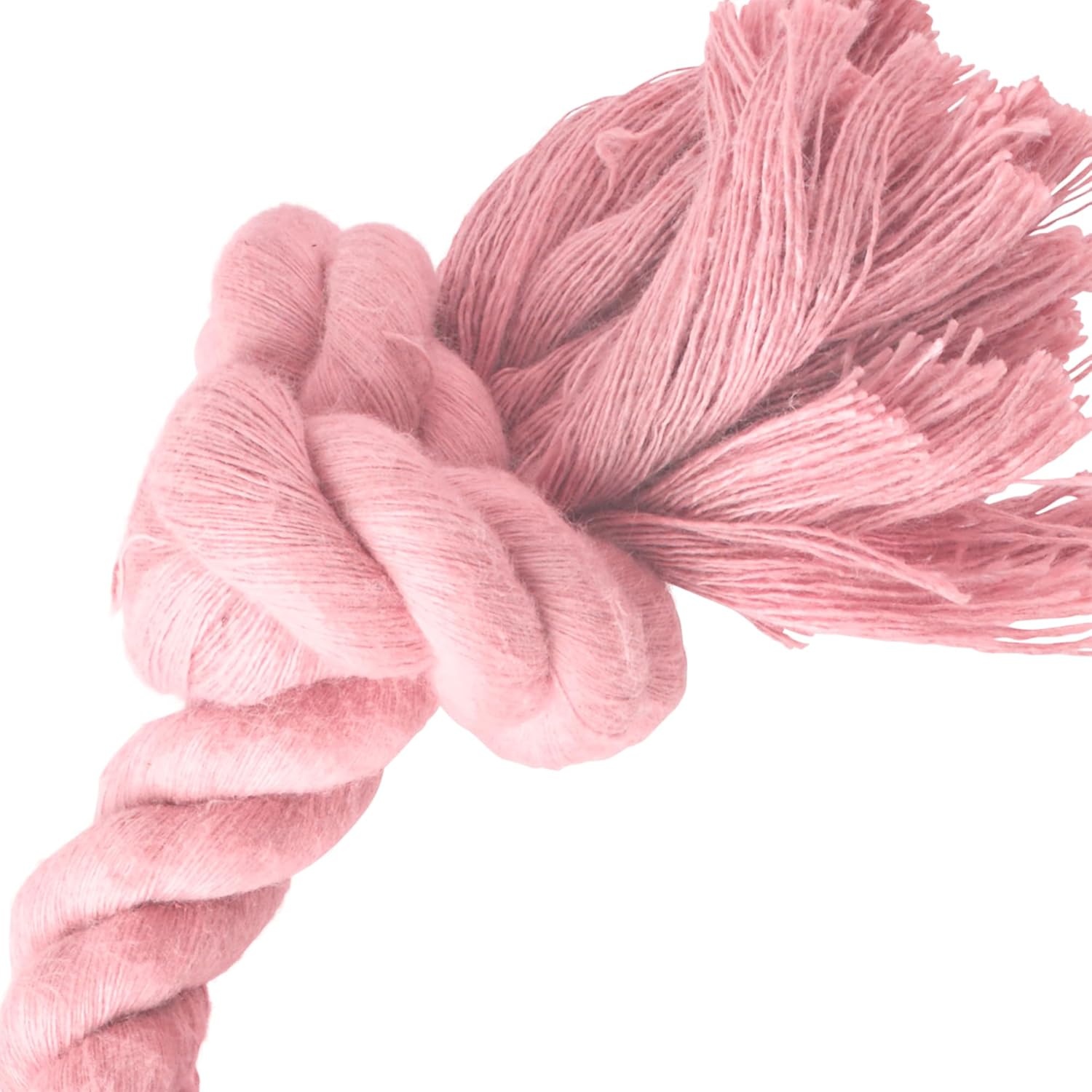 image:imagePet Passion Brady The Rope Tug Toy 3Pack Organic Cotton Dog Rope Pull Toys for All Pet Breeds Black Ombre One SizePink Salt