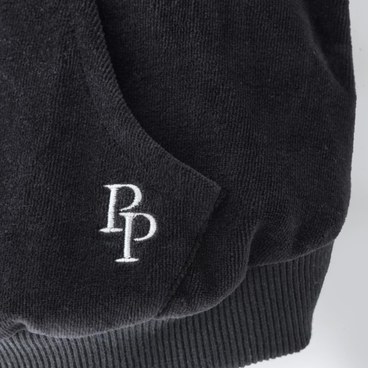image:imagePet Passion Cooper II Organic Cotton Velour Dog Hoodie Pet Coat for Small Medium and Large Dogs Black XXSmall 47 lbsBlack