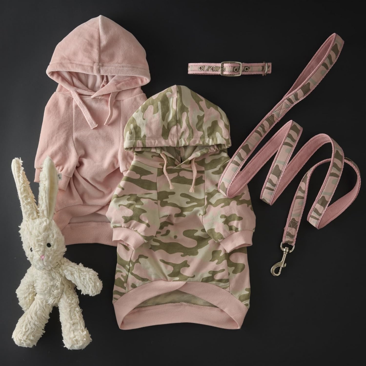 image:imagePet Passion Cooper II Organic Cotton Velour Dog Hoodie Pet Coat for Small Medium and Large Dogs Black XXSmall 47 lbsPink