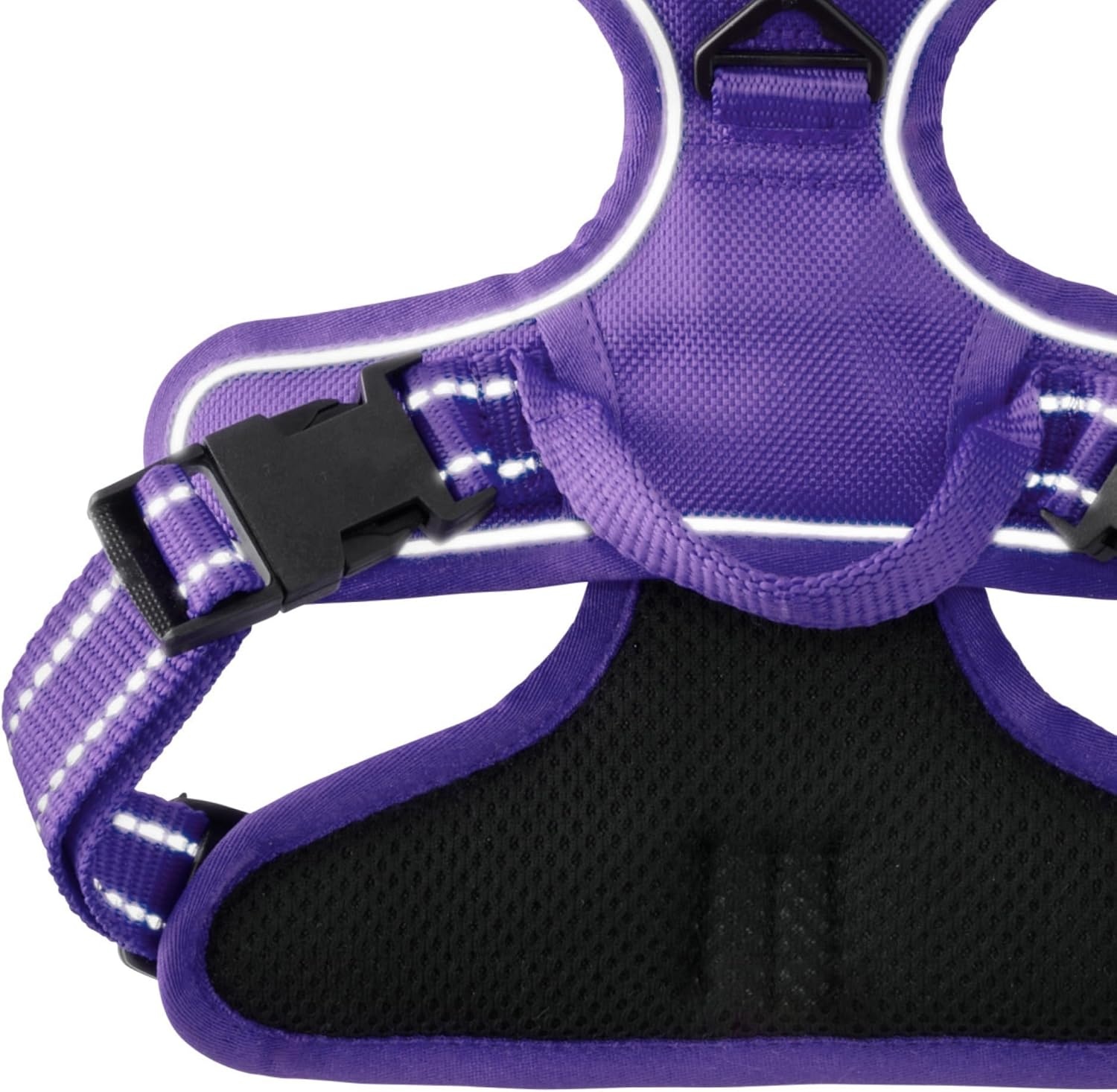 image:imagePet Passion MAX THE Hardy Reflective Harness Black LargePURPLE