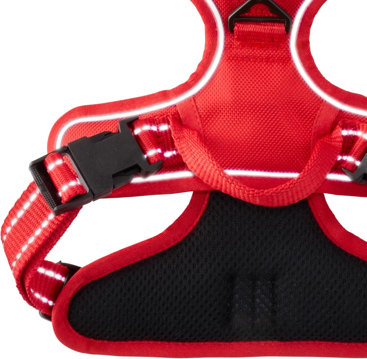 image:imagePet Passion MAX THE Hardy Reflective Harness Black LargeRED