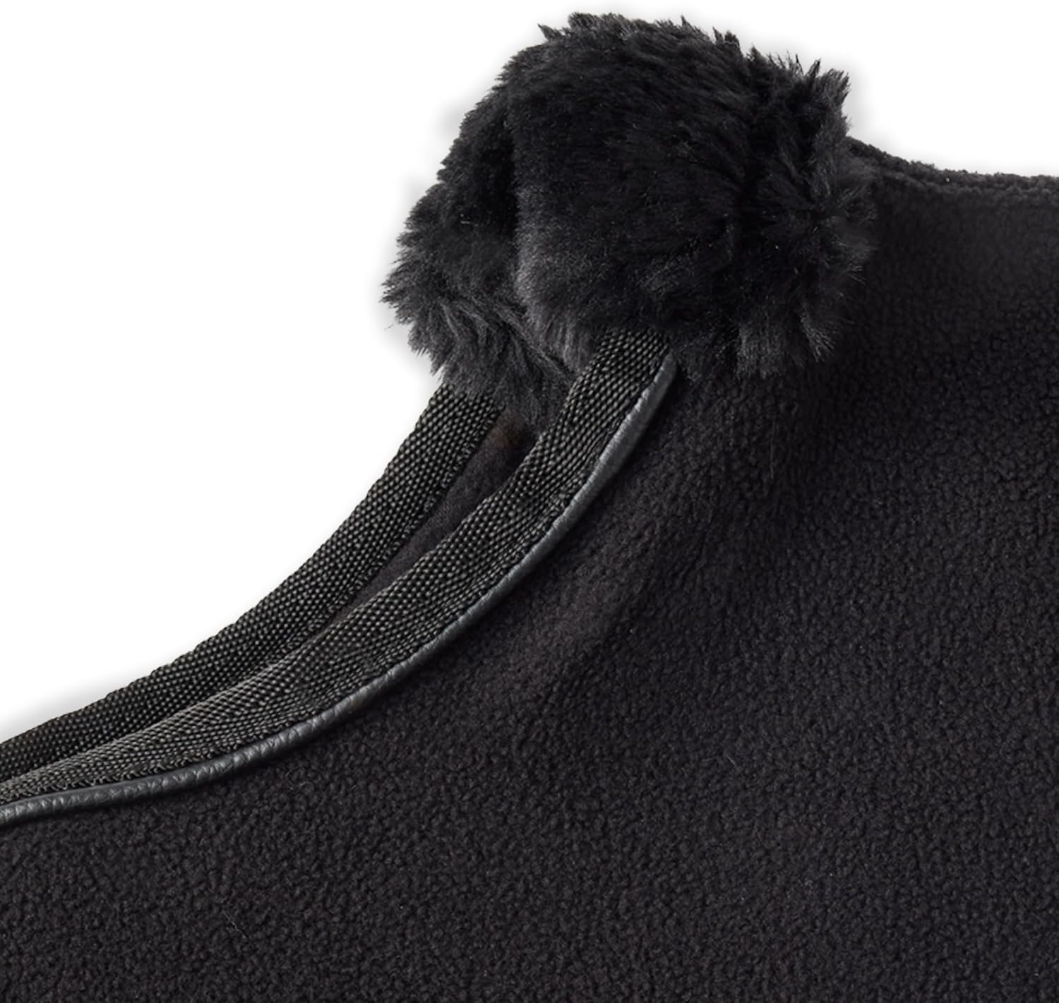 image:imagePet Passion Preston II The Polar Fleece Coat Recycled Polar Fleece Warm Dog Jacket for Cold Weather for Small Medium Large Dogs Black XLarge 5580 lbsBlack