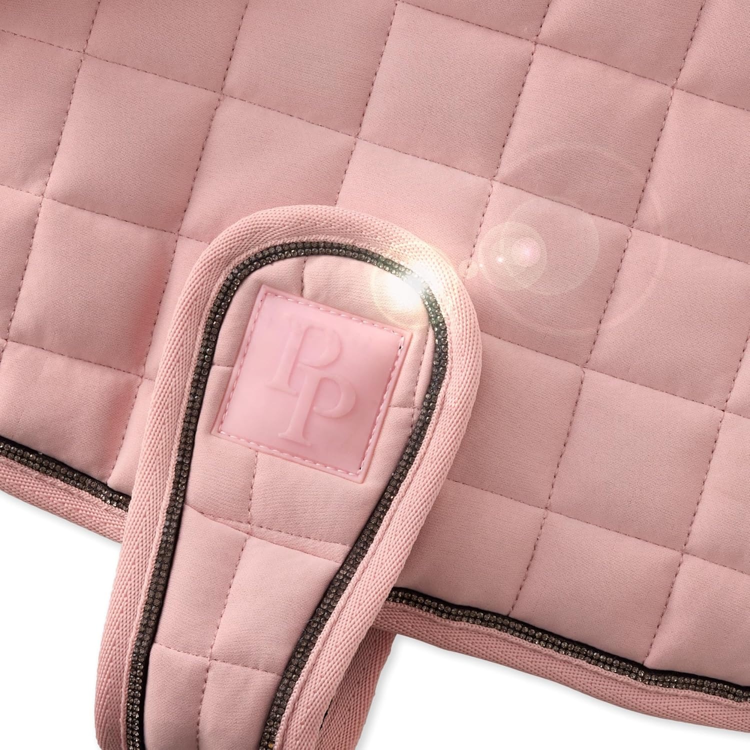 image:imagePet Passion Quilted Dog Coat Pet Jacket with Crystal Bling for Small Medium and Large Dogs Black LargeBlush