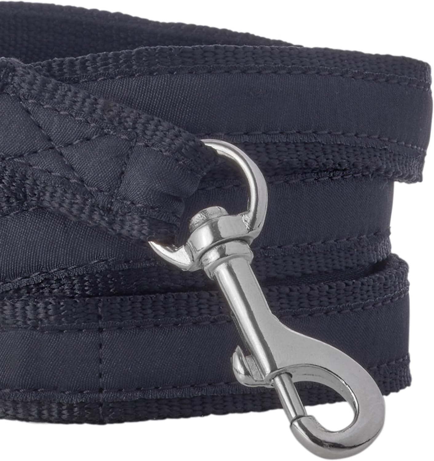 image:imagePet Passion Recycled Ribbon Dog Leash 7 Ft for All Pet Breeds Black One SizeBlack