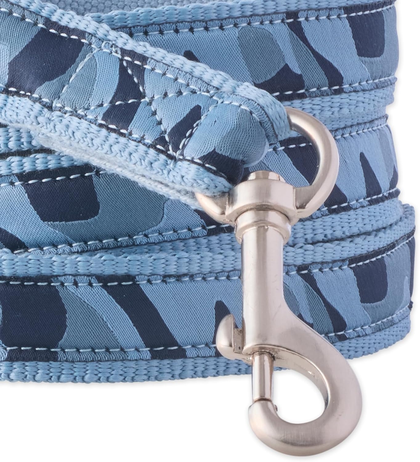 image:imagePet Passion Recycled Ribbon Dog Leash 7 Ft for All Pet Breeds Black One SizeCamoNavy