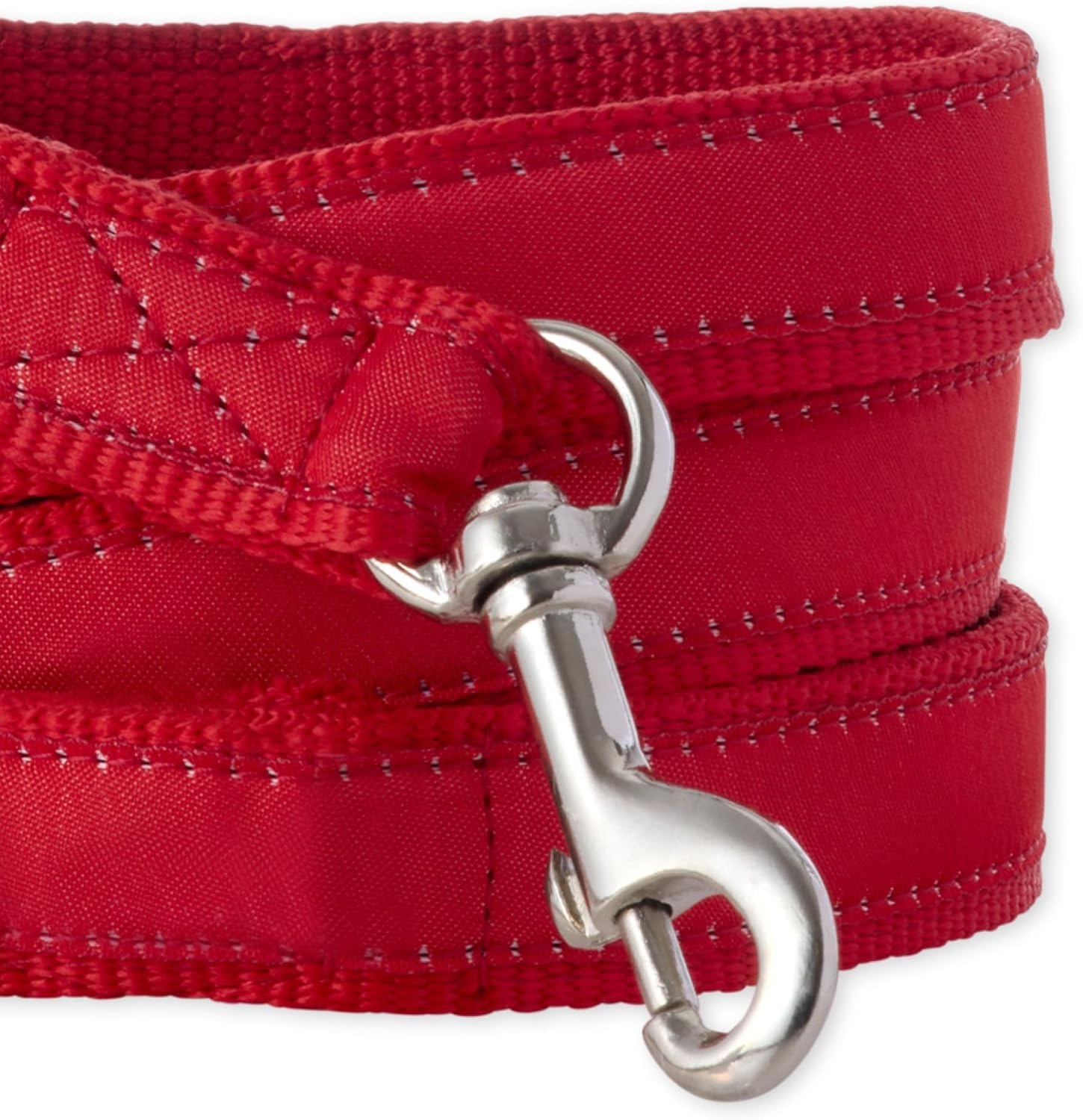 image:imagePet Passion Recycled Ribbon Dog Leash 7 Ft for All Pet Breeds Black One SizeRed