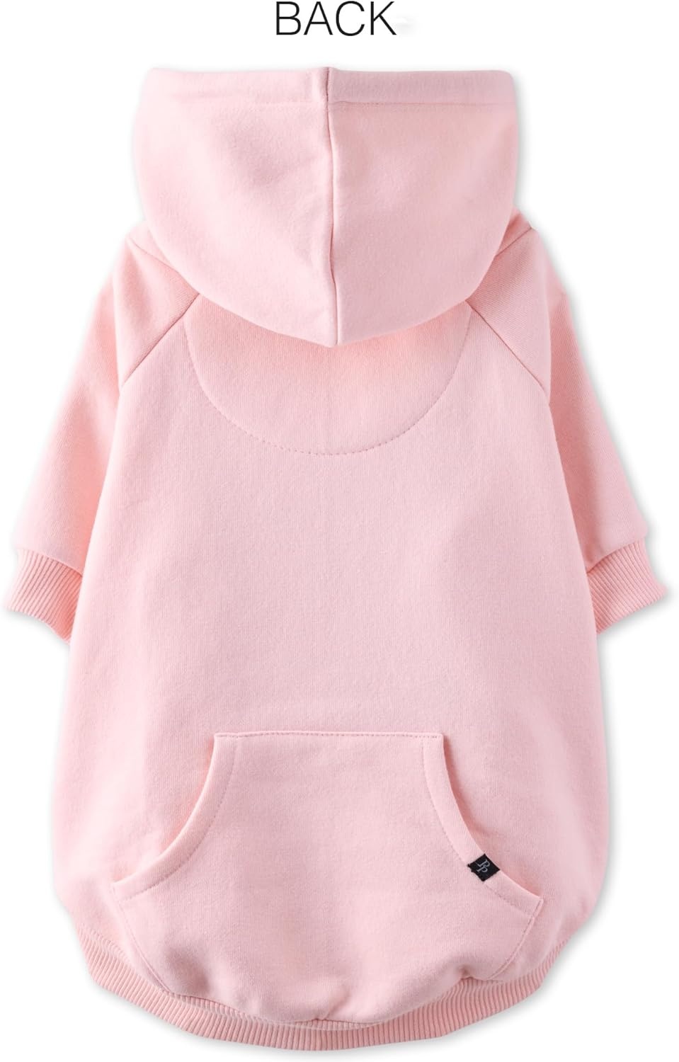 image:imagePet Passion Rocky II The Extra Comfy Hoodie Organic Cotton and Recycled Poly Dog Hoodie Pet Coat Sweater for Small Medium Large Dogs Black Sand Plaid SmallPink