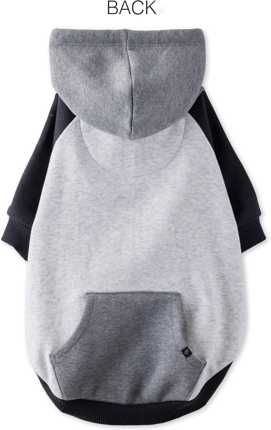 image:imagePet Passion Rocky II The Extra Comfy Hoodie Organic Cotton and Recycled Poly Dog Hoodie Pet Coat Sweater for Small Medium Large Dogs Black Sand Plaid SmallHeather Gray Color Block