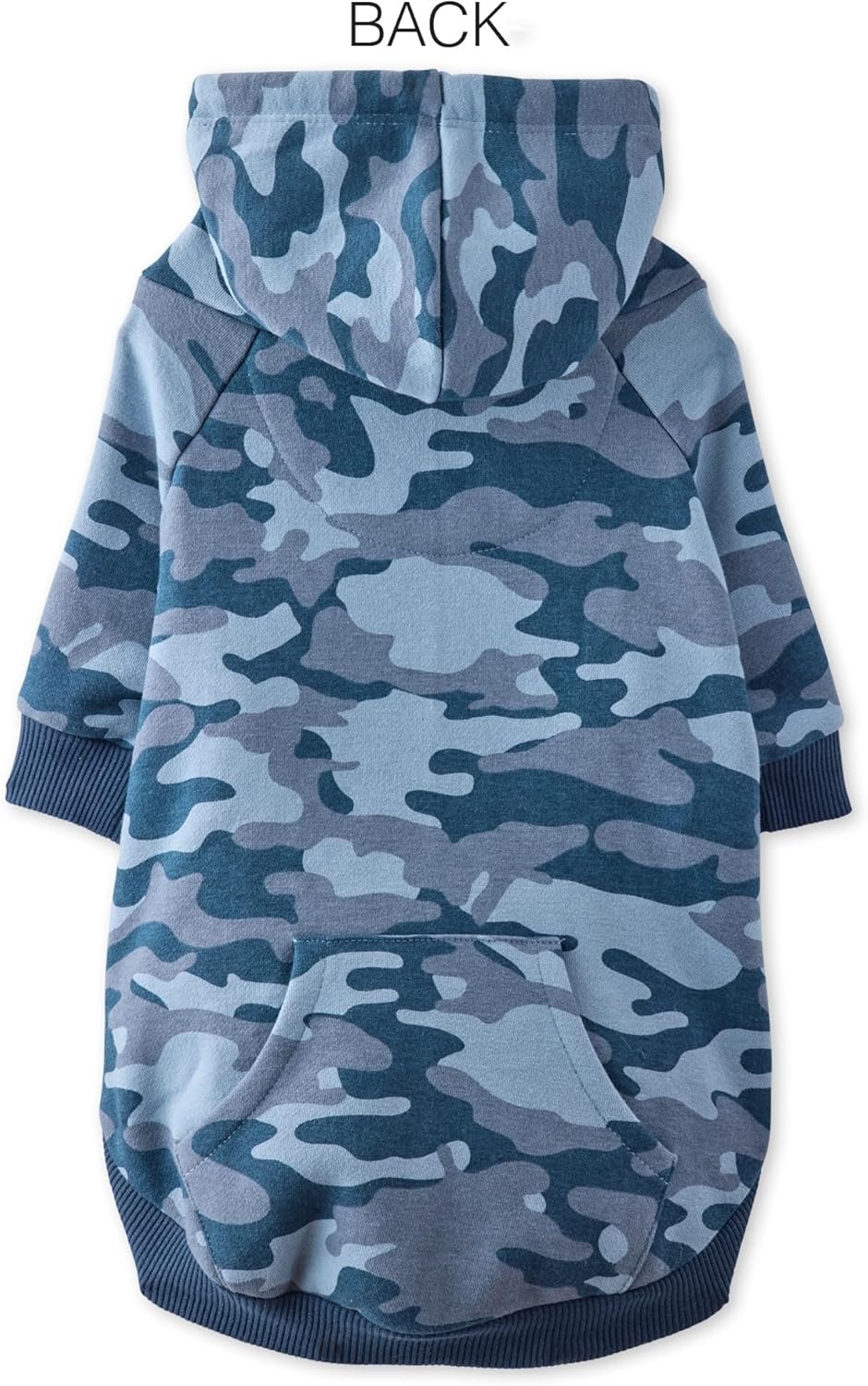 image:imagePet Passion Rocky II The Extra Comfy Hoodie Organic Cotton and Recycled Poly Dog Hoodie Pet Coat Sweater for Small Medium Large Dogs Black Sand Plaid SmallNavy Camo