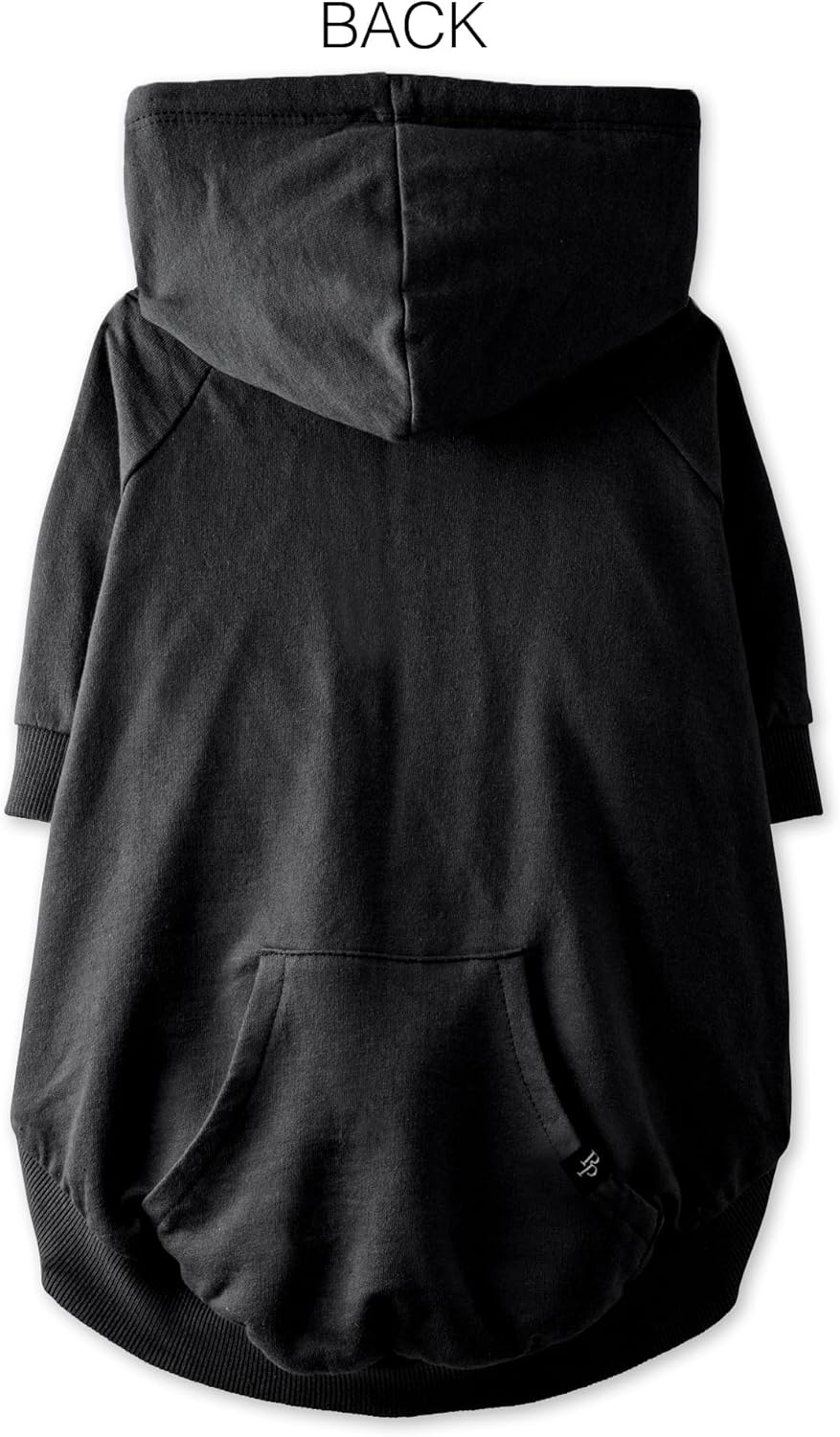 image:imagePet Passion Rocky II The Extra Comfy Hoodie Organic Cotton and Recycled Poly Dog Hoodie Pet Coat Sweater for Small Medium Large Dogs Black Sand Plaid SmallBlack