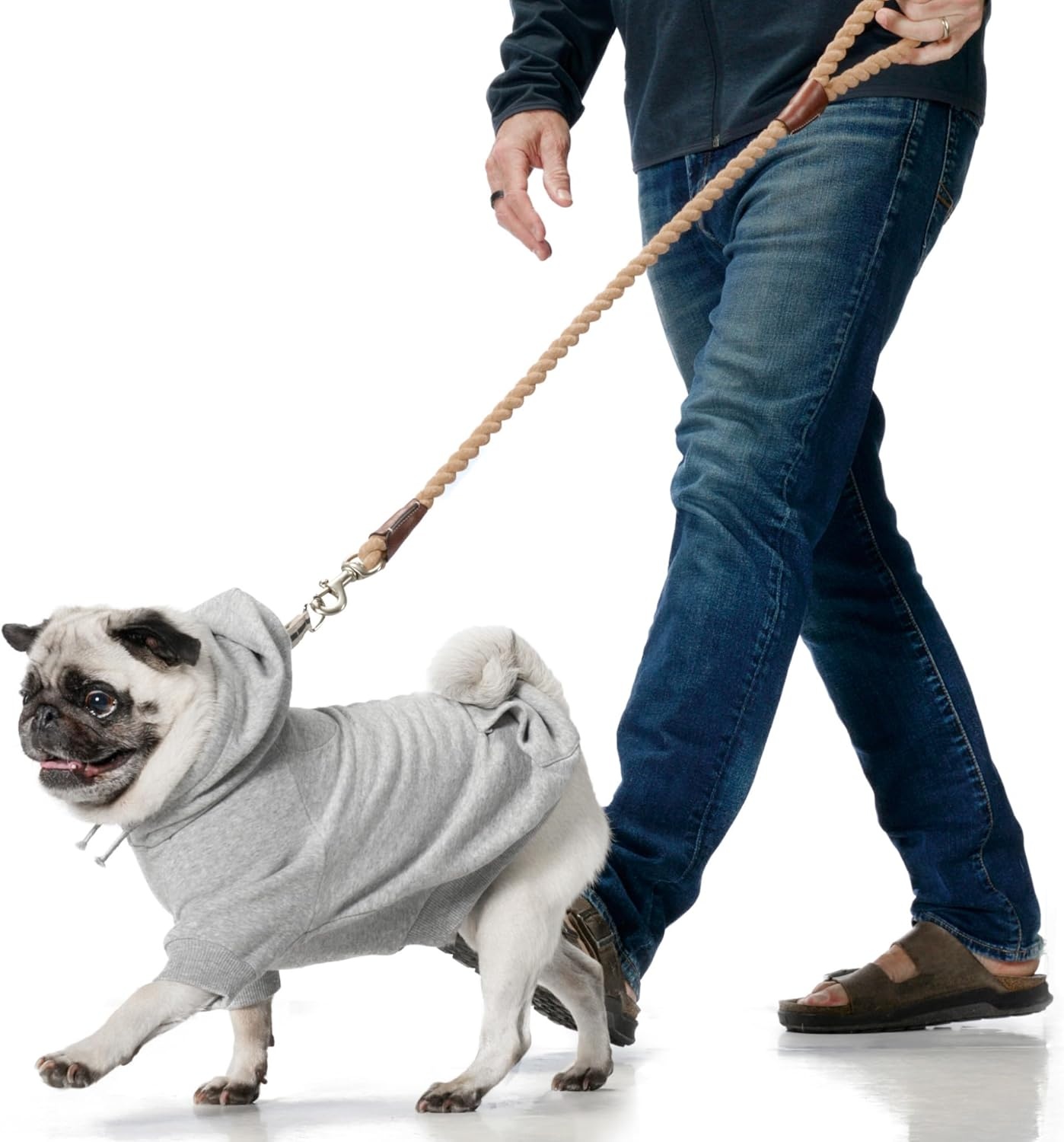 image:imagePet Passion Rocky II The Extra Comfy Hoodie Organic Cotton and Recycled Poly Dog Hoodie Pet Coat Sweater for Small Medium Large Dogs Black Sand Plaid SmallBlack Tie Dye