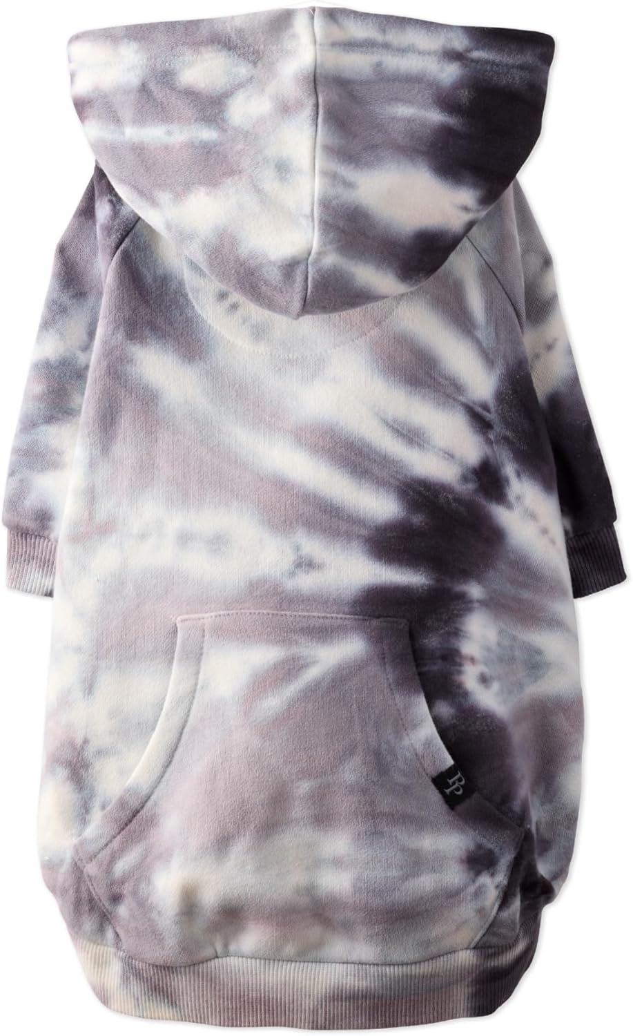 image:imagePet Passion Rocky II The Extra Comfy Hoodie Organic Cotton and Recycled Poly Dog Hoodie Pet Coat Sweater for Small Medium Large Dogs Black Sand Plaid SmallBlack Tie Dye