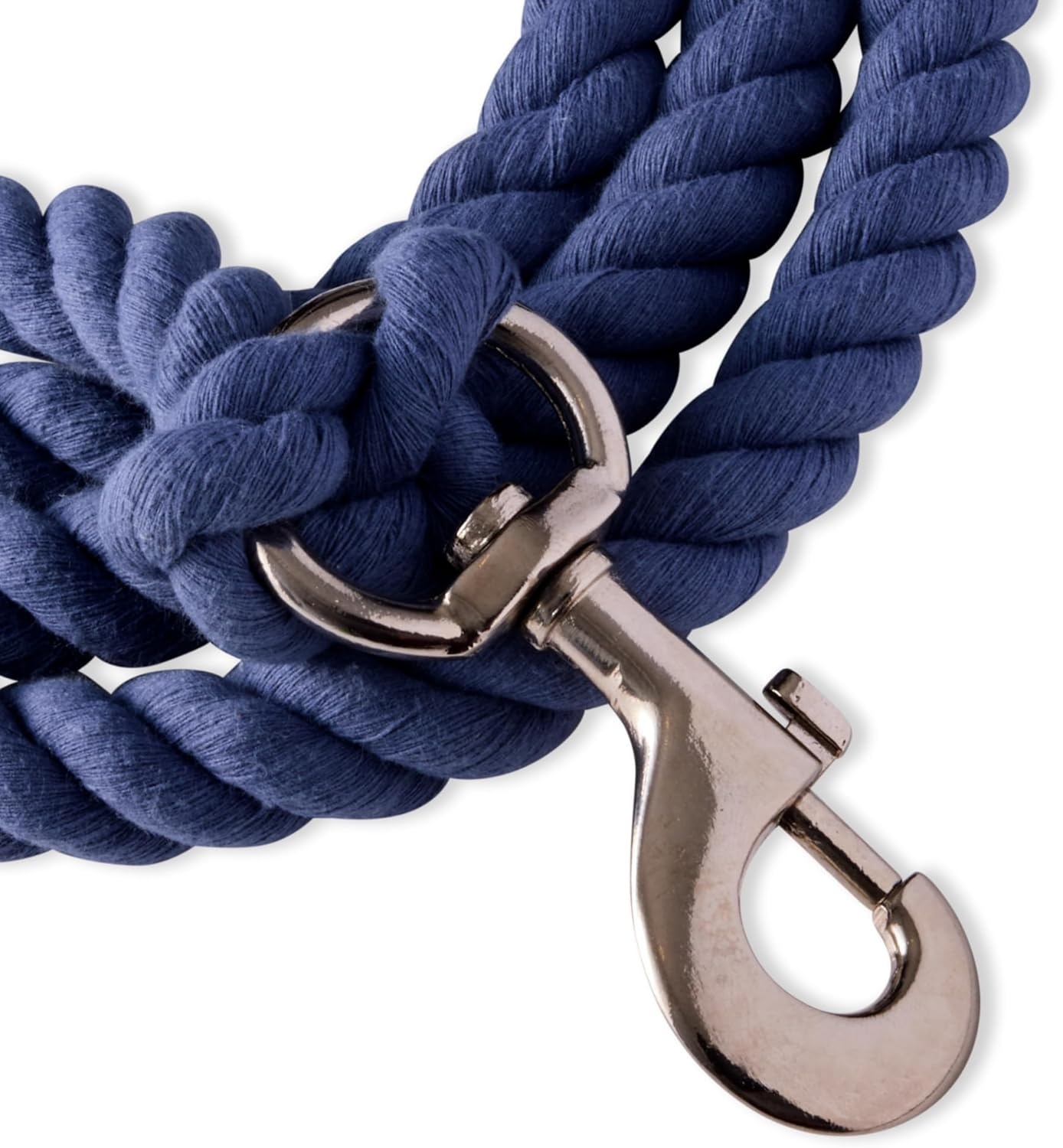 image:imagePet Passion Tucker II The Heavy Duty 6 ft Twisted Rope Cotton Durable Leashes Dogs Black One SizeNavy