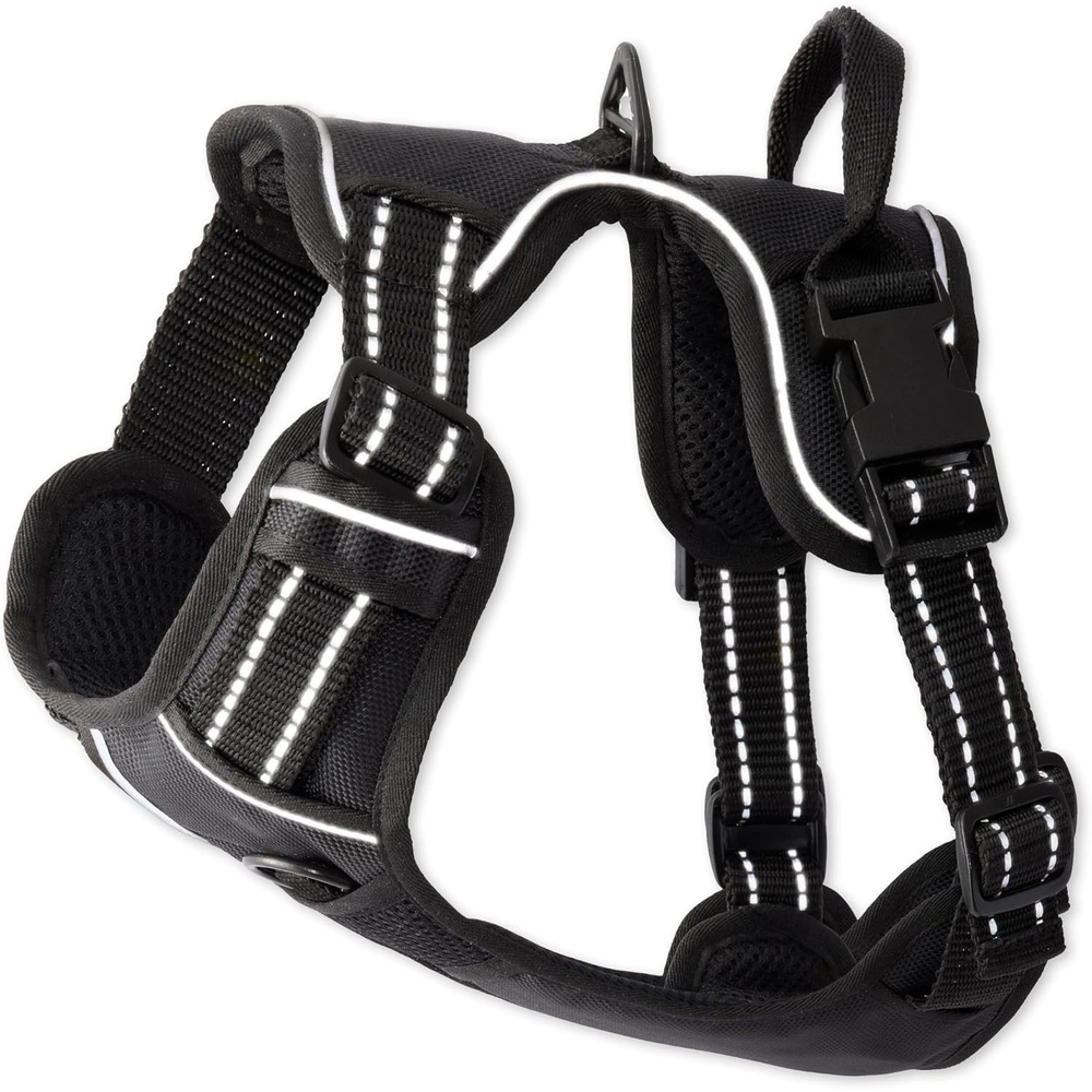 image:imagePet Passion MAX THE Hardy Reflective Harness Black LargeBLACK