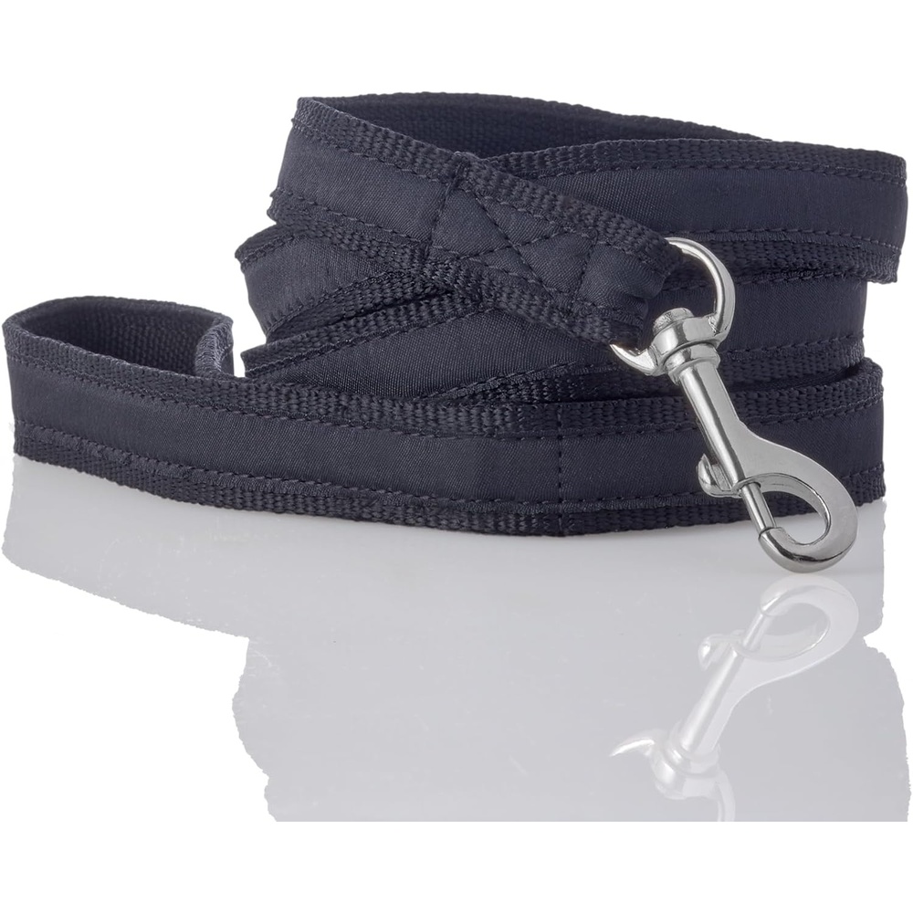 image:imagePet Passion Recycled Ribbon Dog Leash 7 Ft for All Pet Breeds Black One SizeBlack