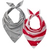 2-Pack Red Bold Stripe