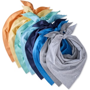 image:imagePet Passion Bandit  THE PET Bandana 8 Pack 100 Organic Cotton Pet Bandanas Clothes for Small Medium Large Dogs Rainbow Pink XSmallSmallRainbow Blue