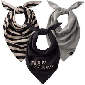 image:imagePet Passion Bandit  The PET Bandana 100 Organic Cotton Pet Bandanas Clothes for Small Medium Large Dogs 2Pack Candy Corn XSmallSmall1Pack Black Sand