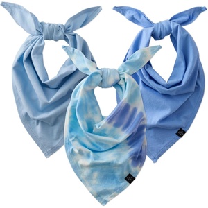 image:imagePet Passion Bandit  The PET Bandana 100 Organic Cotton Pet Bandanas Clothes for Small Medium Large Dogs 2Pack Candy Corn XSmallSmall1Pack Blue Tie Dye