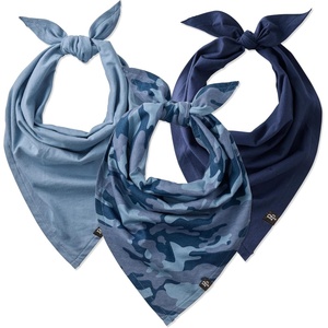 image:imagePet Passion Bandit  The PET Bandana 100 Organic Cotton Pet Bandanas Clothes for Small Medium Large Dogs 2Pack Candy Corn XSmallSmall3Pack Navy Camo